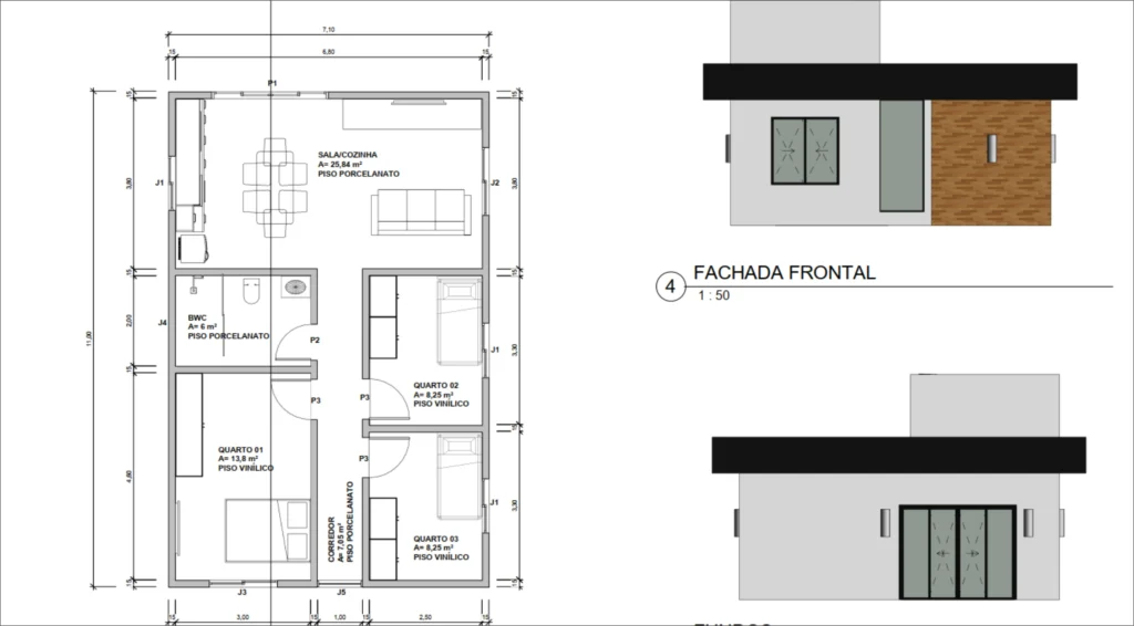 planta arquitetonica